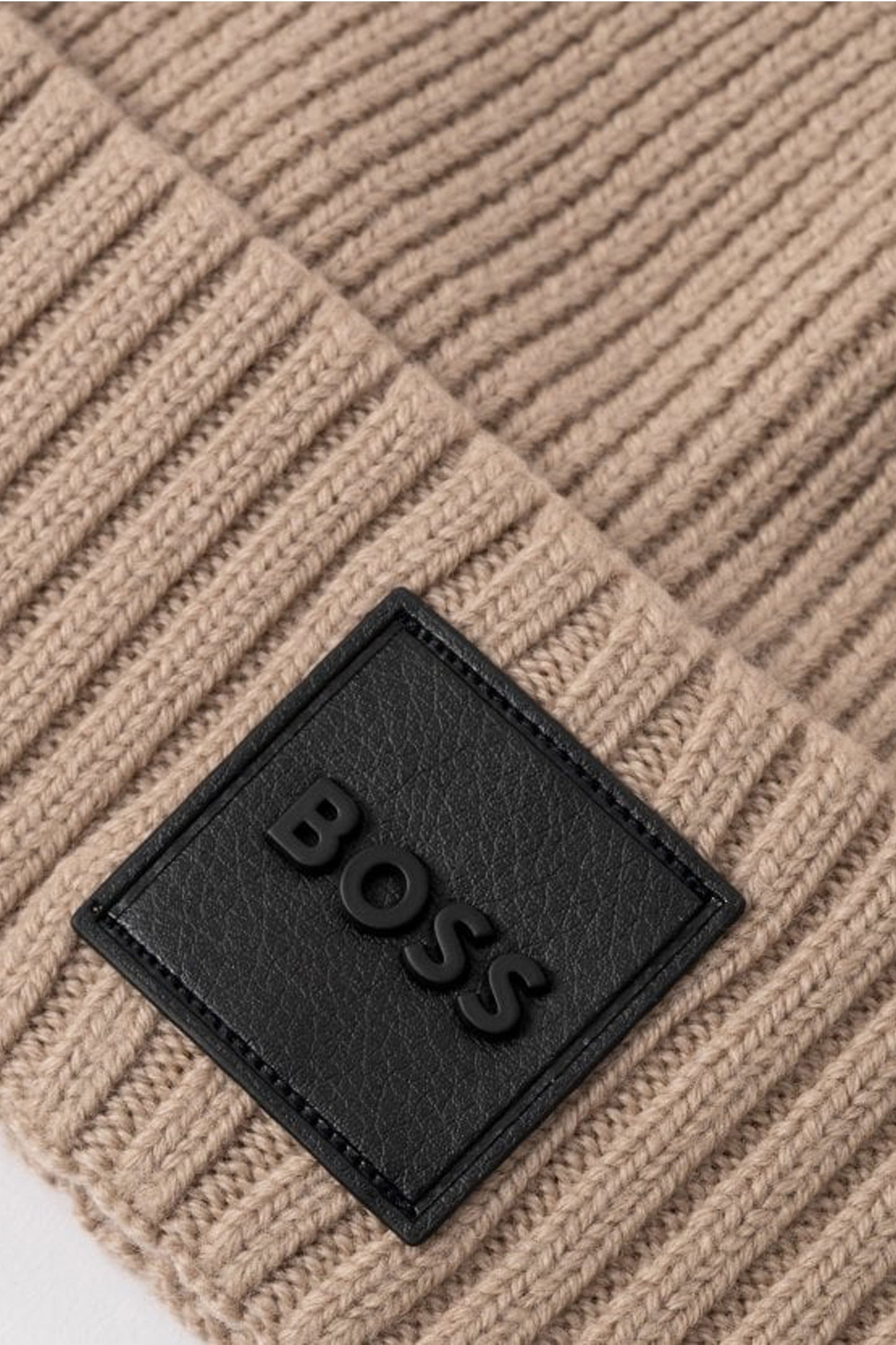 Cappello Boss Flavio Beanie Beige Chiaro