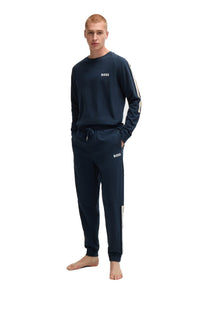 Boss Iconic Pajama Set Dark Blue BOSS Bodywear