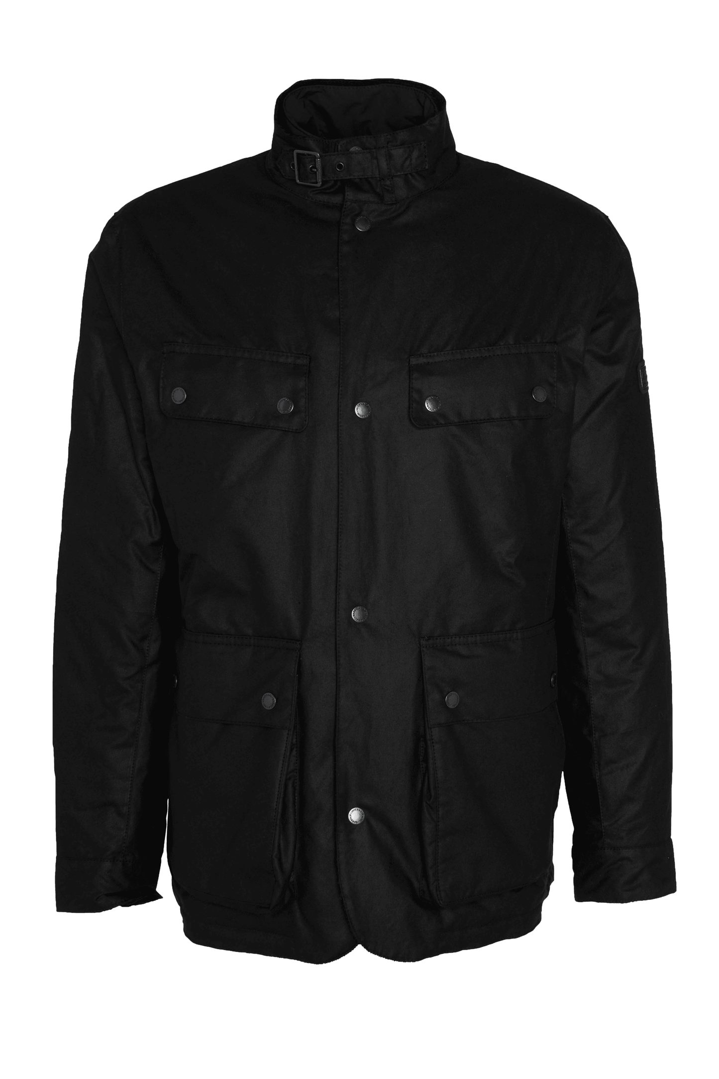 Barbour International Wellstone Wax Jacket In Black