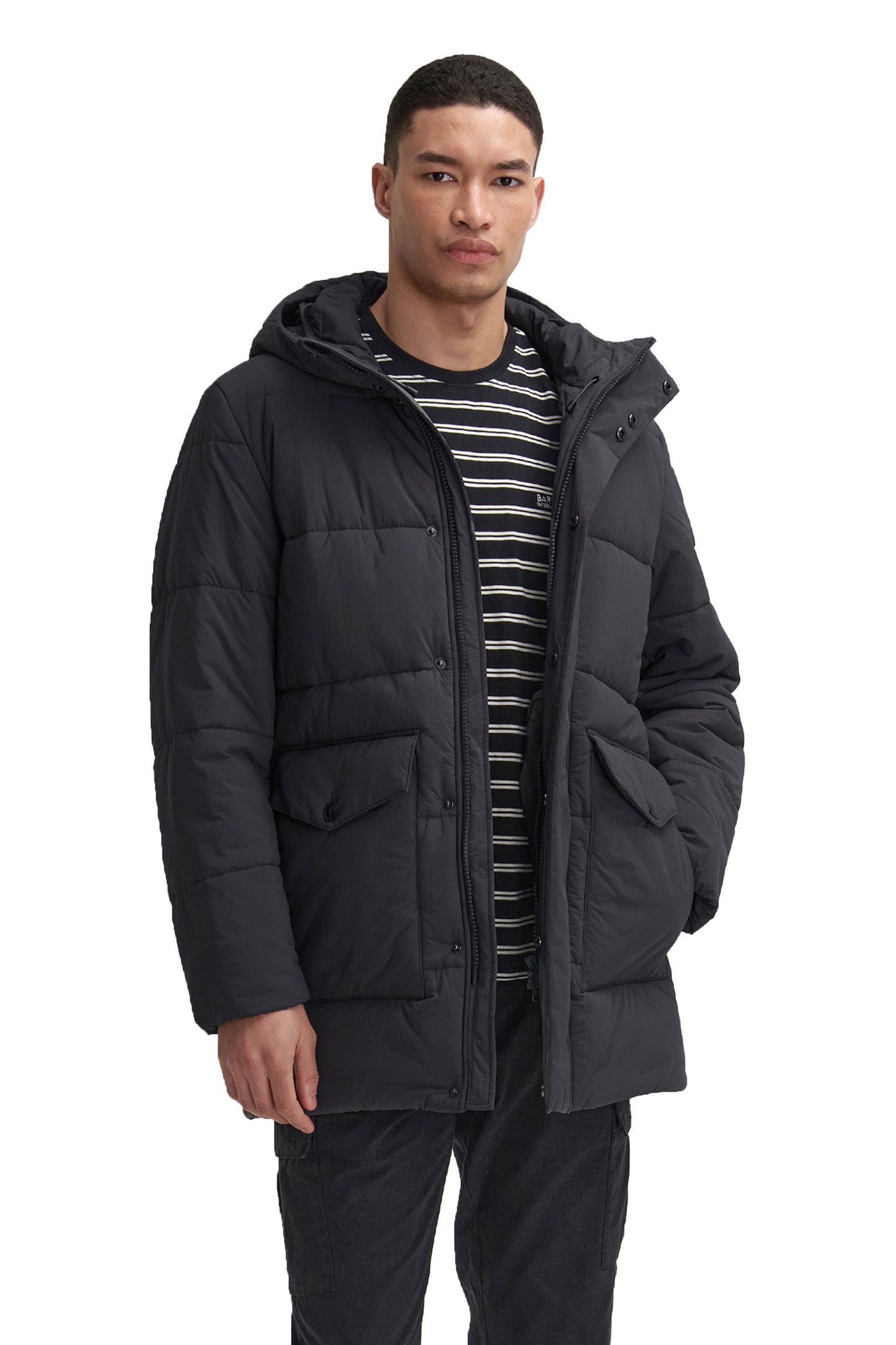Barbour International Sutley Quilt Black
