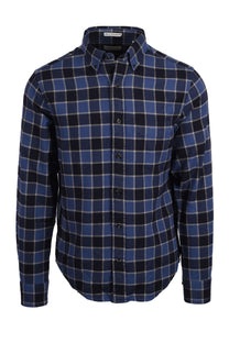 Gant Reg Herringbone Check Shirt Evening Blue Gant