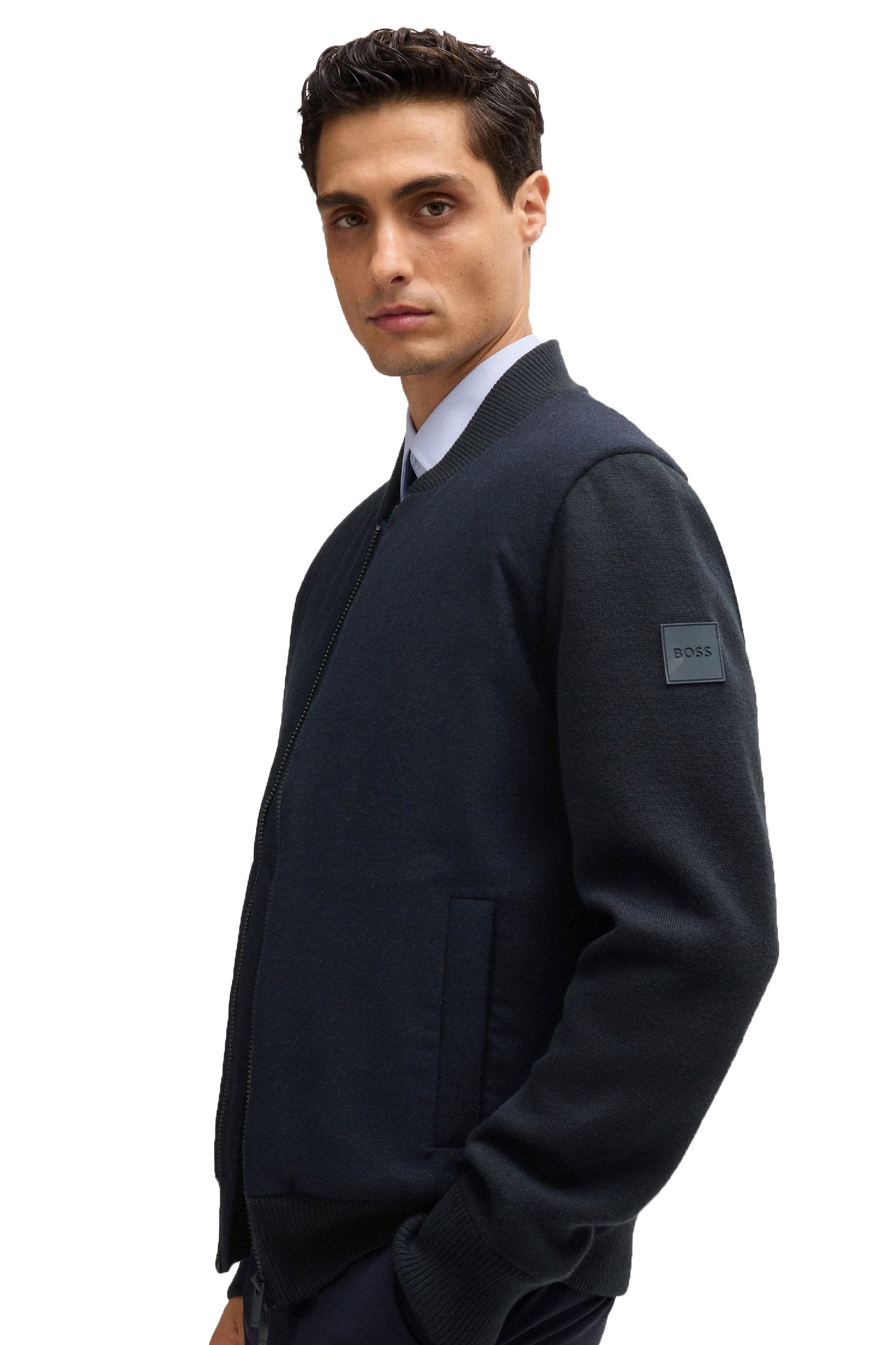 Boss P-Eflano Jacket Dark Blue