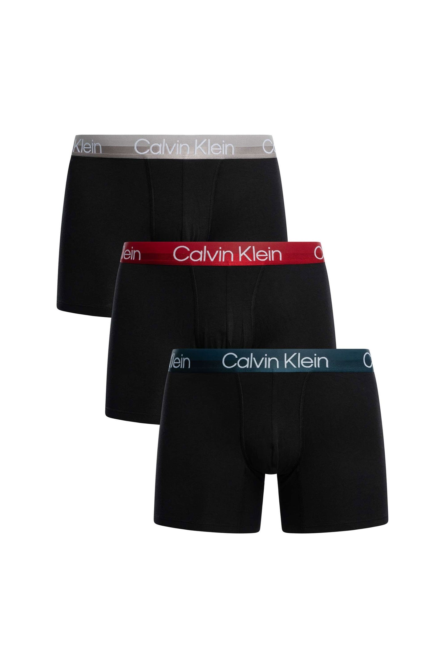 Calvin Klein 3 Pack Boxer Brief Blu/Rosso/Grigio