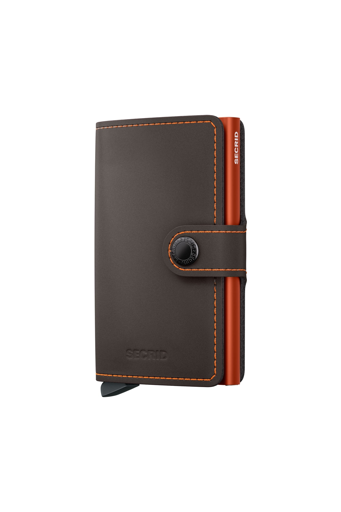 Portefeuille Mini Secrid Truffe Mat/Orange