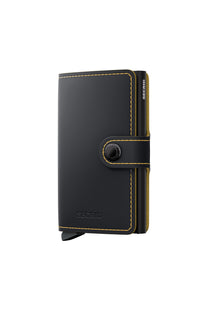 Secrid Mini Wallet Matte Black/Ochre Secrid
