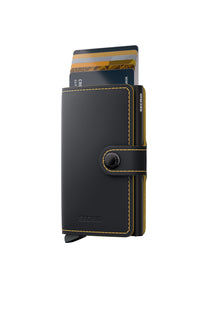 Secrid Mini Wallet Matte Black/Ochre Secrid