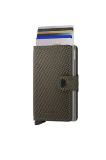 Secrid Mini Wallet Carbon Khaki Secrid