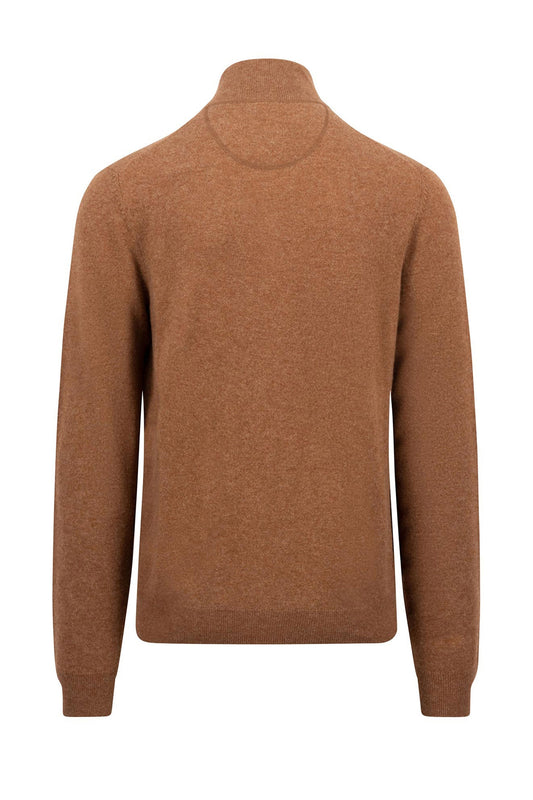 Fynch-Hatton Troyer Half Zip Knitwear Hazel