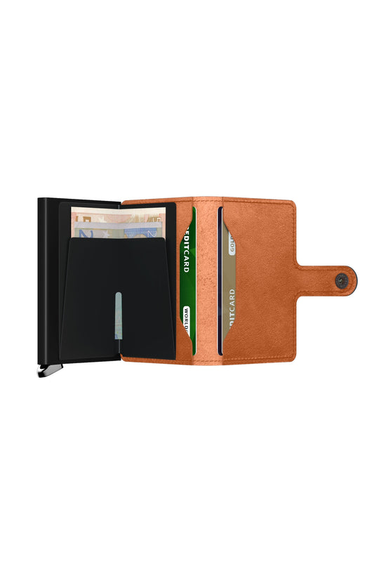 Portefeuille Mini Secrid Basco Cognac