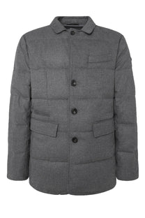 Hackett Flannel Blazer Granite Grey Hackett