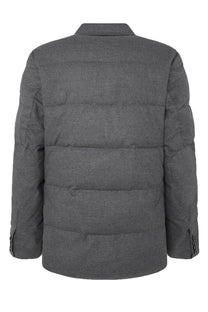Hackett Flannel Blazer Granite Grey Hackett
