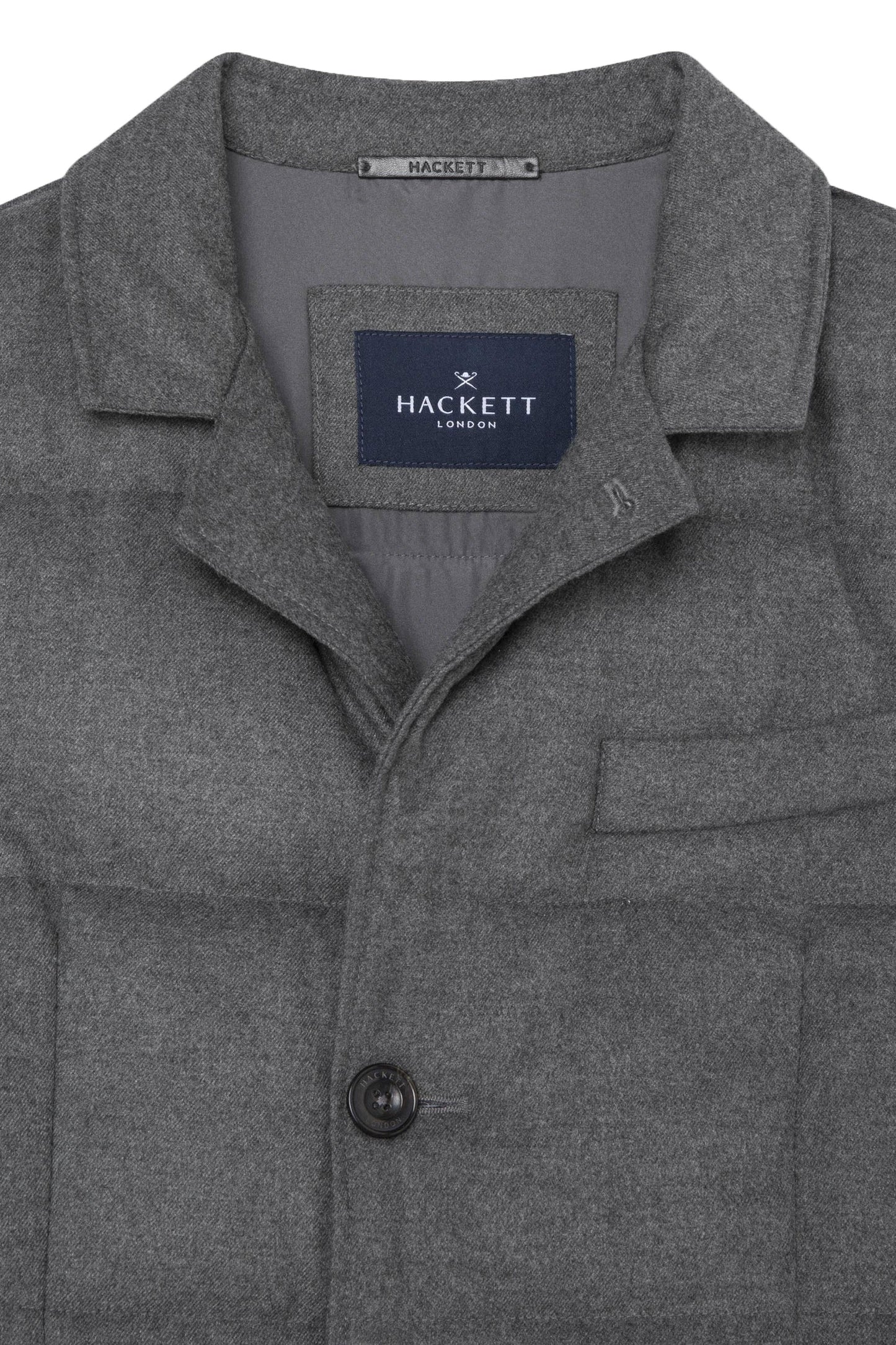 Blazer en flanelle Hackett Gris granit
