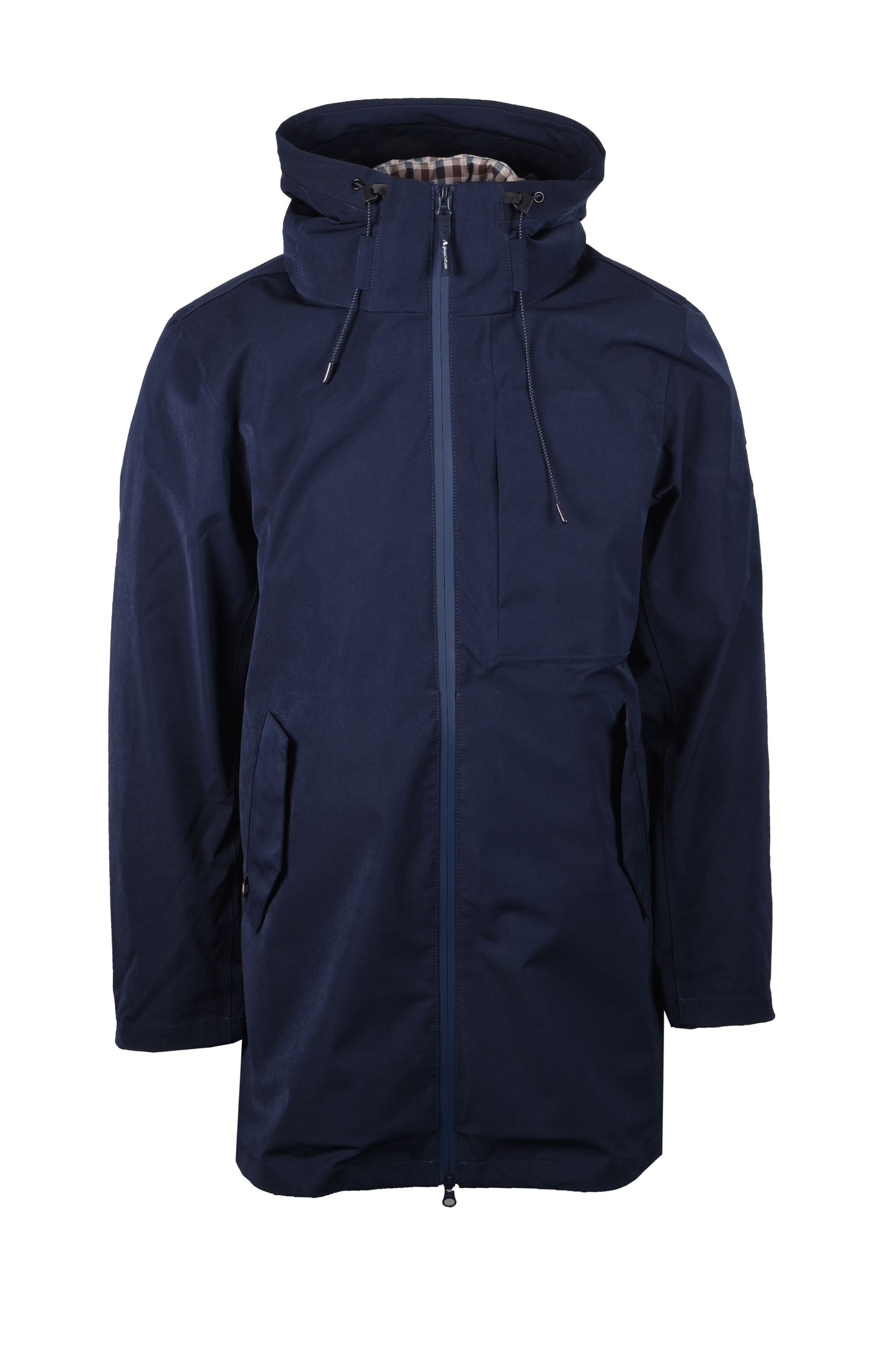 Aquascutum 3 Way Active Club Check Parka Navy