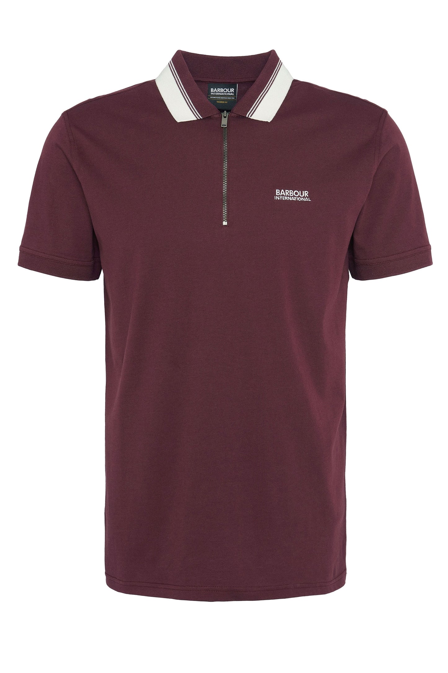 Polo Barbour International Orton Bordeaux