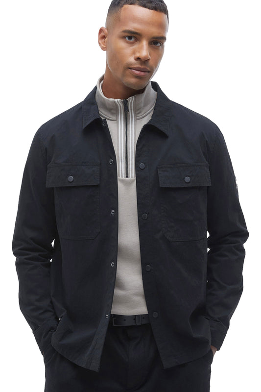 Barbour International Rocco Overshirt Black