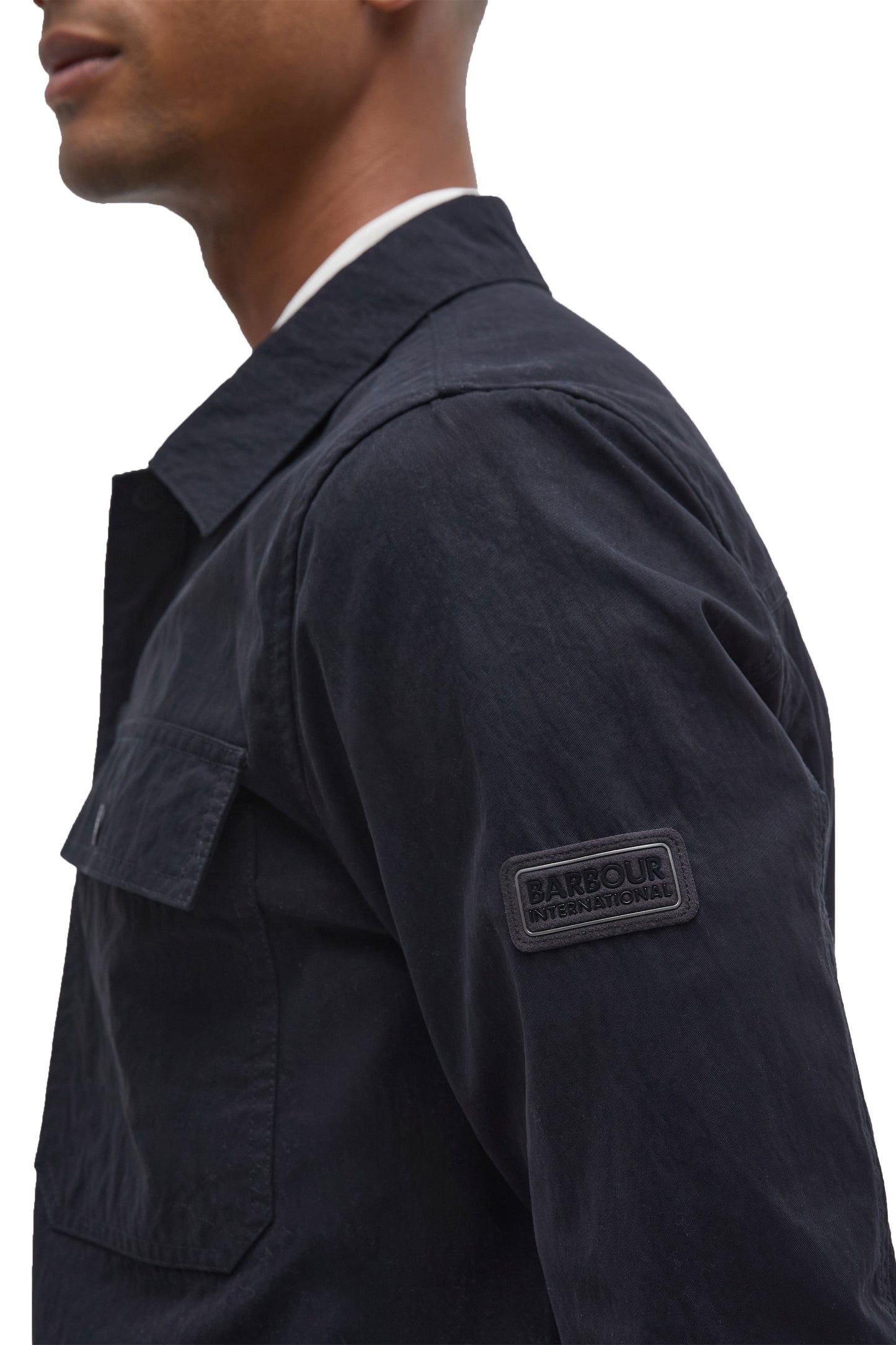Barbour International Rocco Overshirt Black