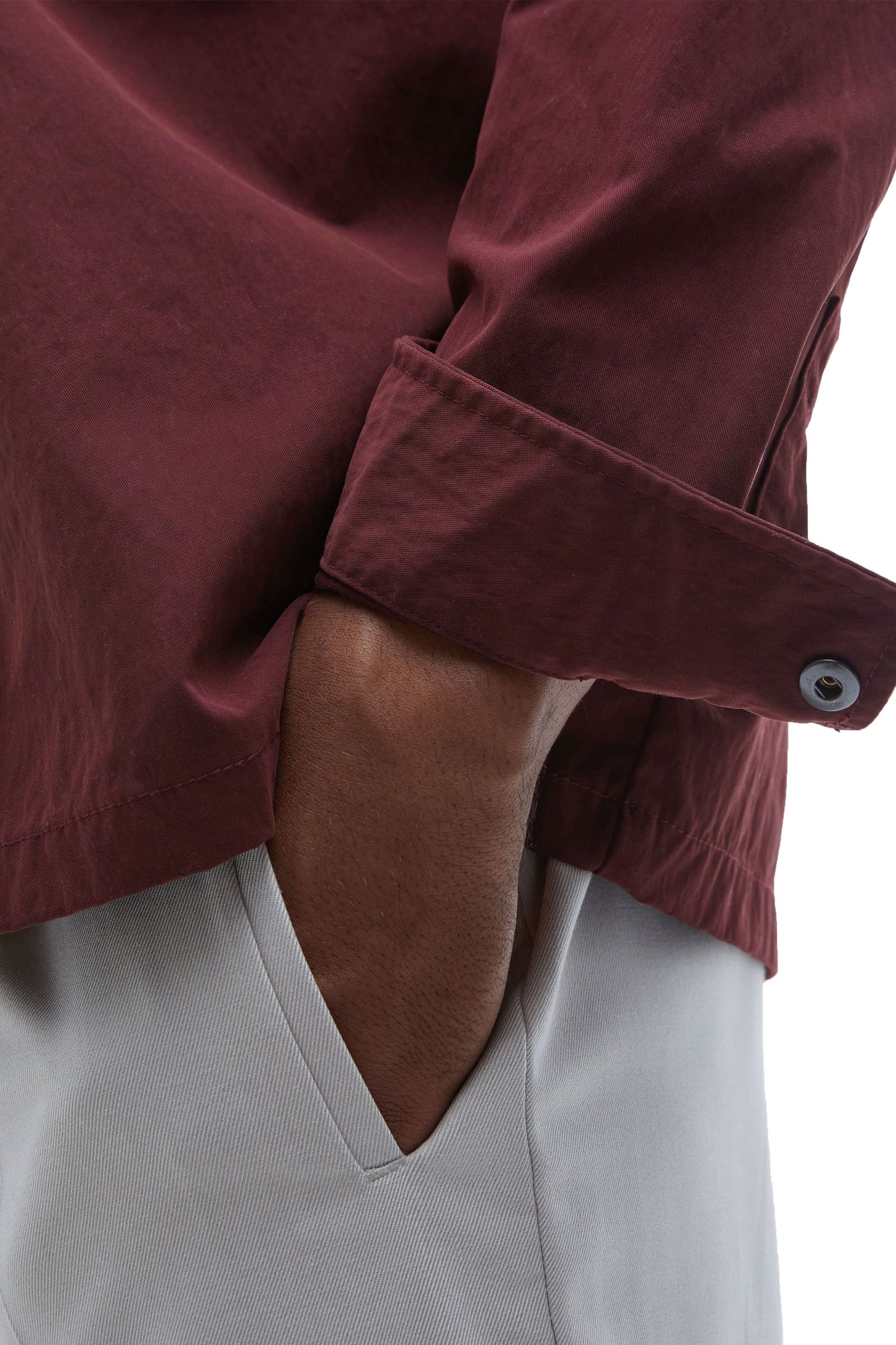 Barbour International Rocco Overshirt Bordeaux