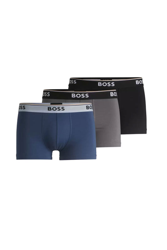 Boss 3p Trunk Boxer Short Blu/grigio/nero