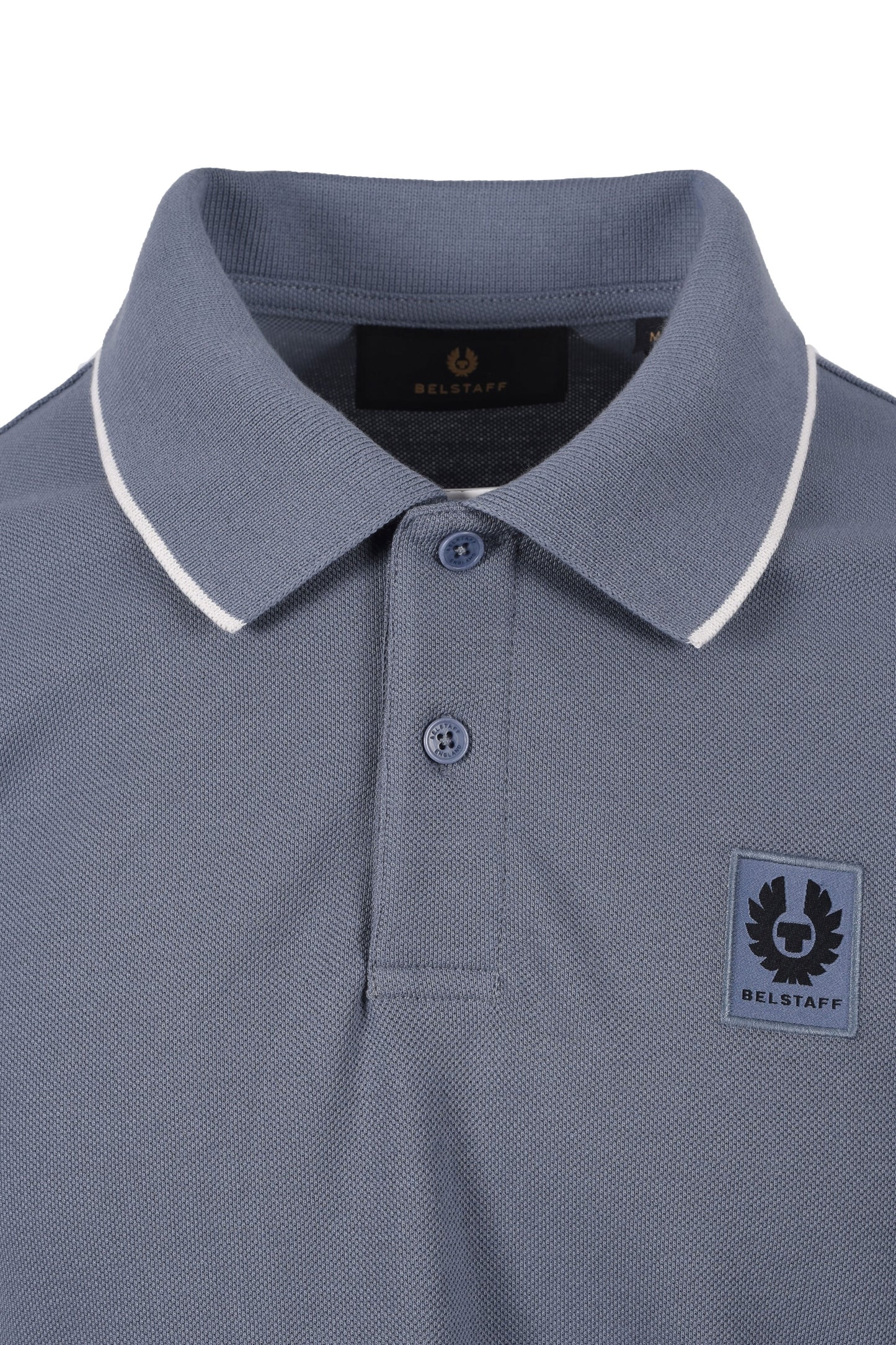 Polo à liseré Belstaff Blue Flint