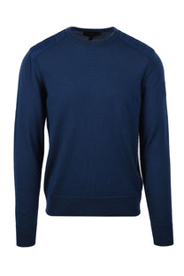 Belstaff Kerrigan Crew Neck Knitwear Insignia Blue Belstaff