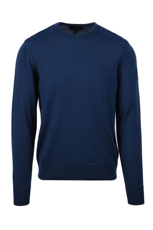 Belstaff Kerrigan Crew Neck Knitwear Insignia Blue