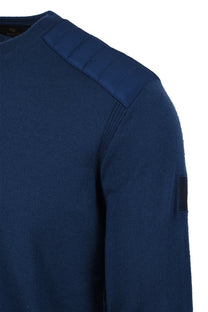 Belstaff Kerrigan Crew Neck Knitwear Insignia Blue Belstaff