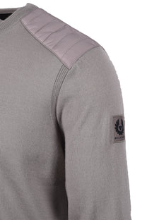 Belstaff Kerrigan Crew Neck Knitwear Pumice Belstaff