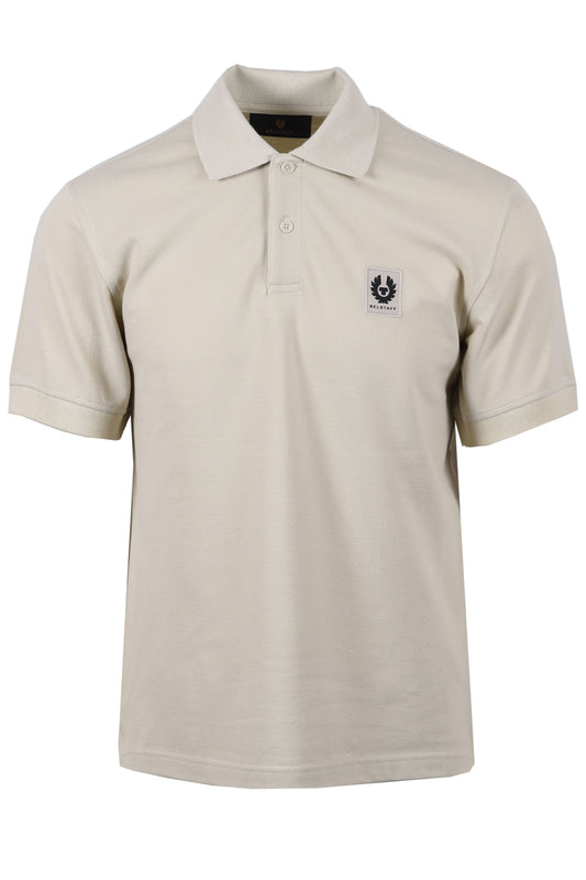 Polo à manches courtes Belstaff beige pierre
