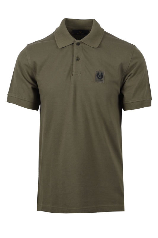 Belstaff Short Sleeve Polo Shirt Surplus Green