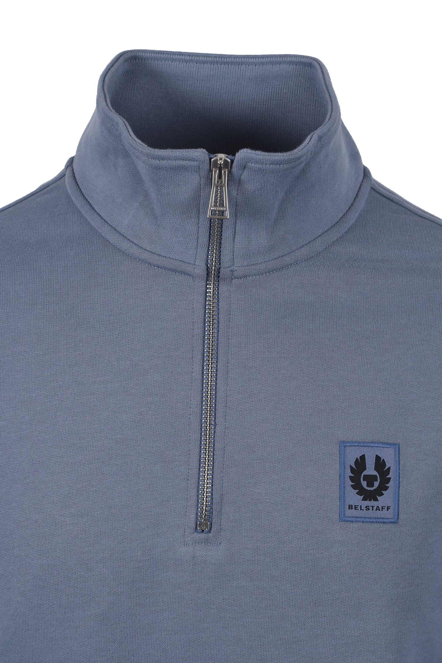 Belstaff Half Zip Knitwear Blue Flint