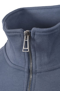 Belstaff Half Zip Knitwear Blue Flint Belstaff