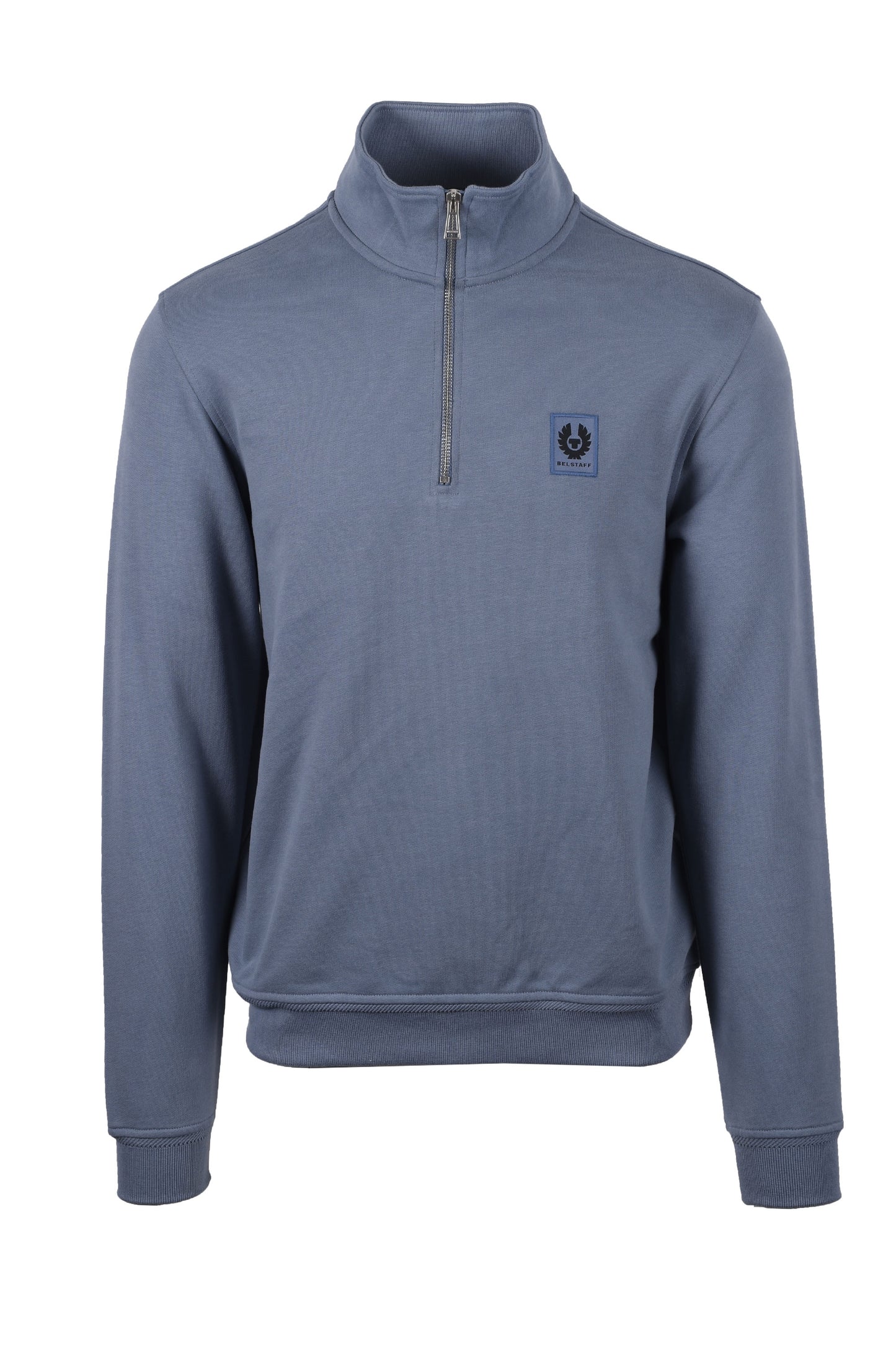 Belstaff Half Zip Knitwear Blue Flint