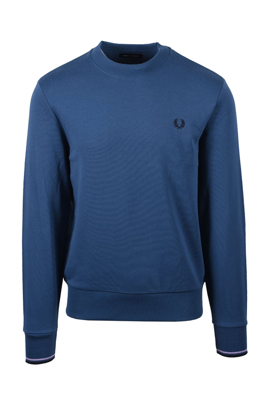 Sweat-shirt ras du cou Fred Perry bleu nuit/bleu marine/violet ultra