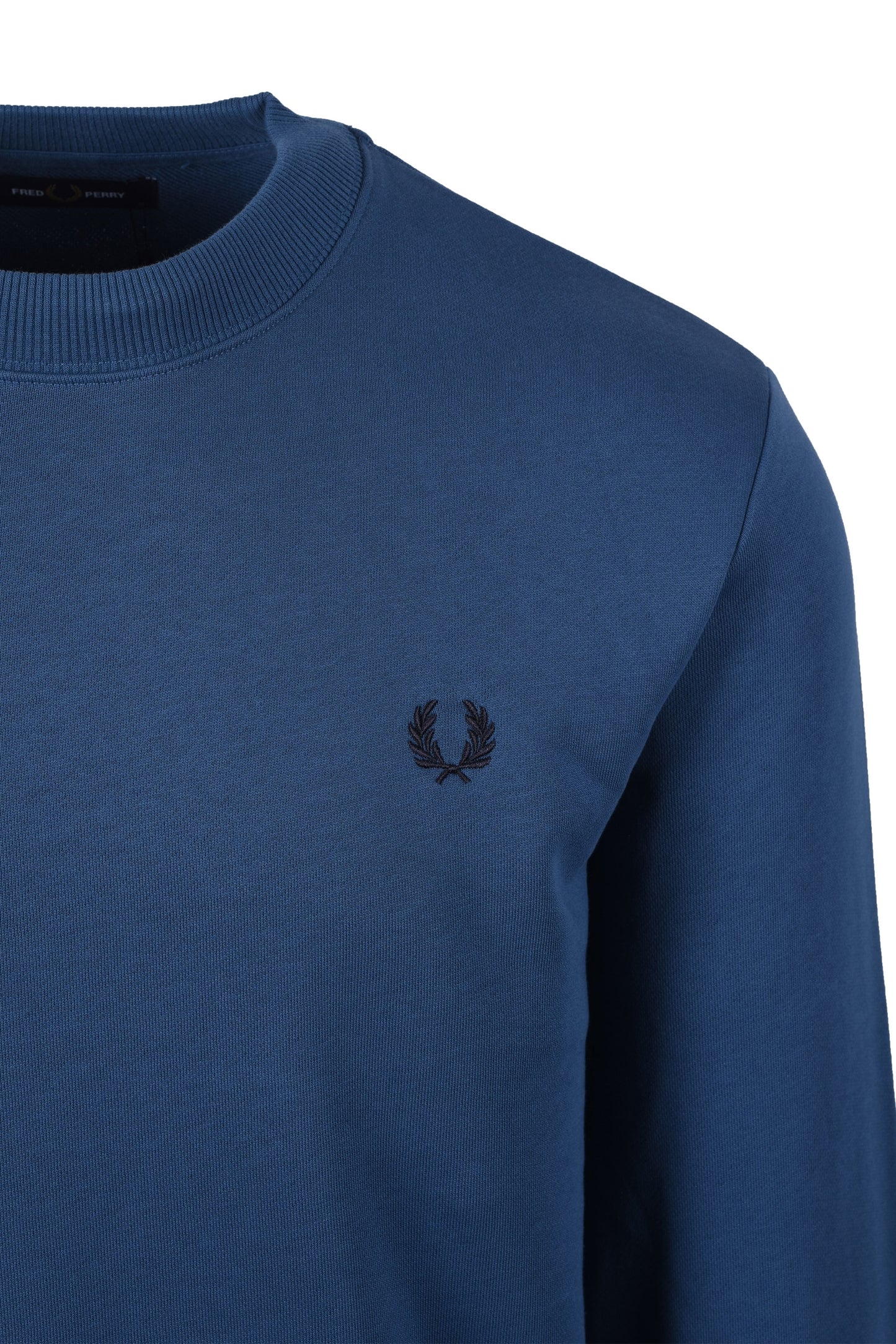 Felpa girocollo Fred Perry blu notte/blu navy/viola ultra