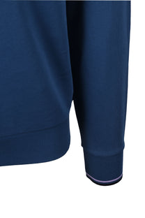 Fred Perry Crew Neck Sweatshirt Midnight Blue/Navy/Ultra Violet Fred Perry