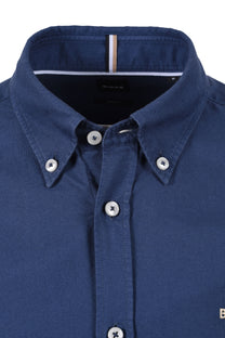 Boss H-roan-bd-e-c1-243 Casual Shirt Medium Blue Boss Black
