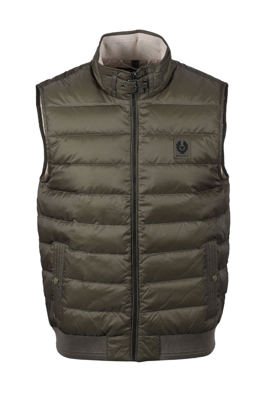 Belstaff Circuit Gilet Surplus Green