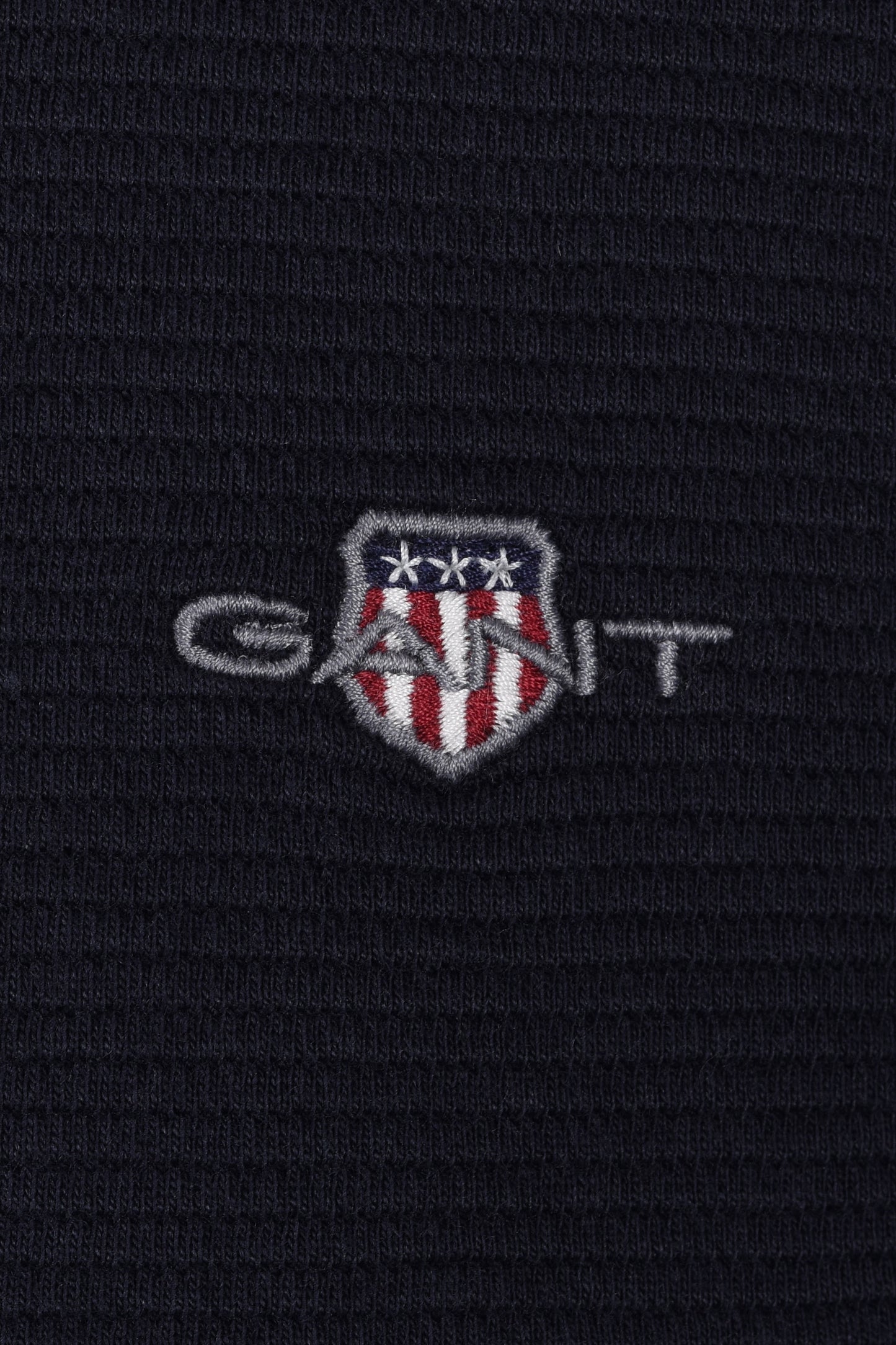 Maglieria Gant Texture Half Zip Blu Sera