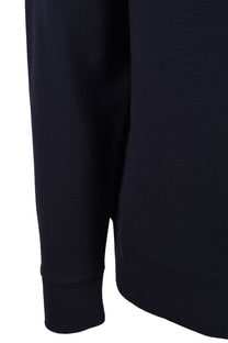 Gant Texture Half Zip Knitwear Evening Blue Gant