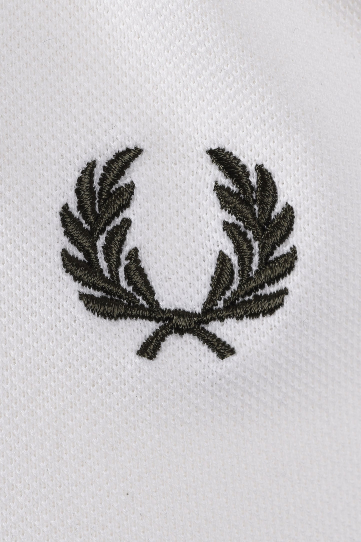 Fred Perry Twin Tipped Polo Snow White/Tennis Blue/Court Green