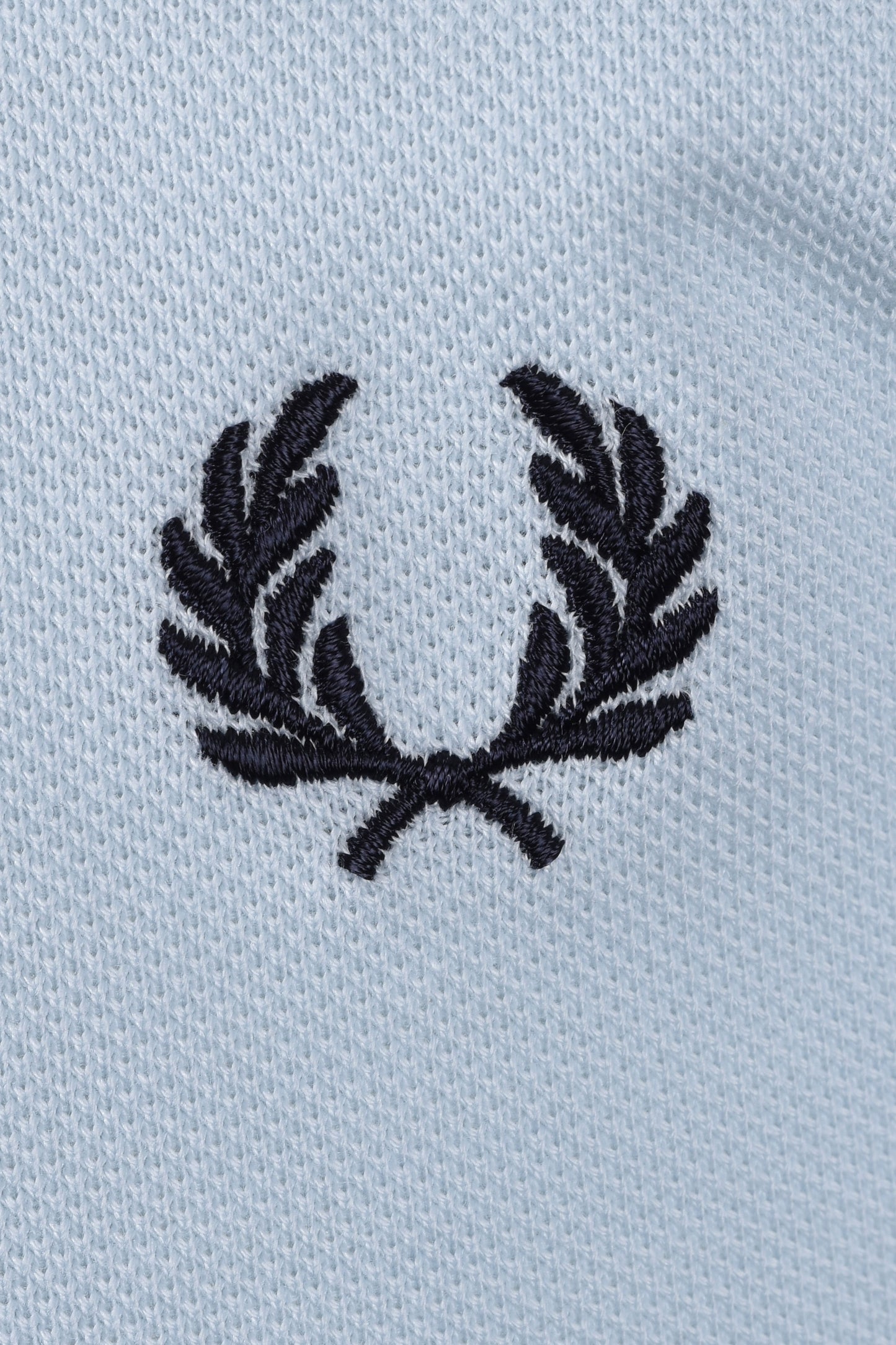 Fred Perry Twin Tipped Polo Light Ghiaccio/Bianco neve/Blu tennis