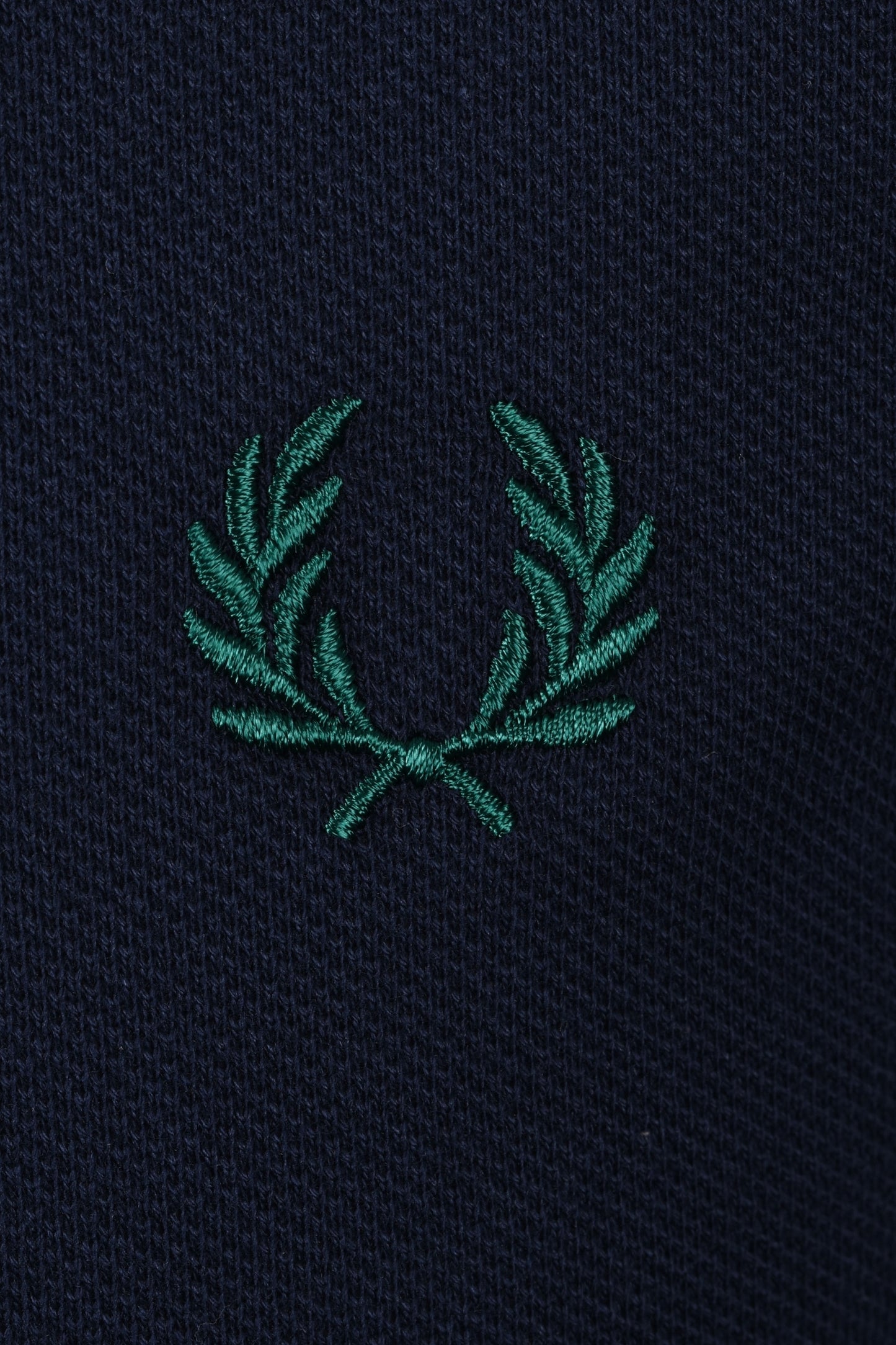 Fred Perry Twin Tipped Polo Carbonio scuro/Ecru/Verde