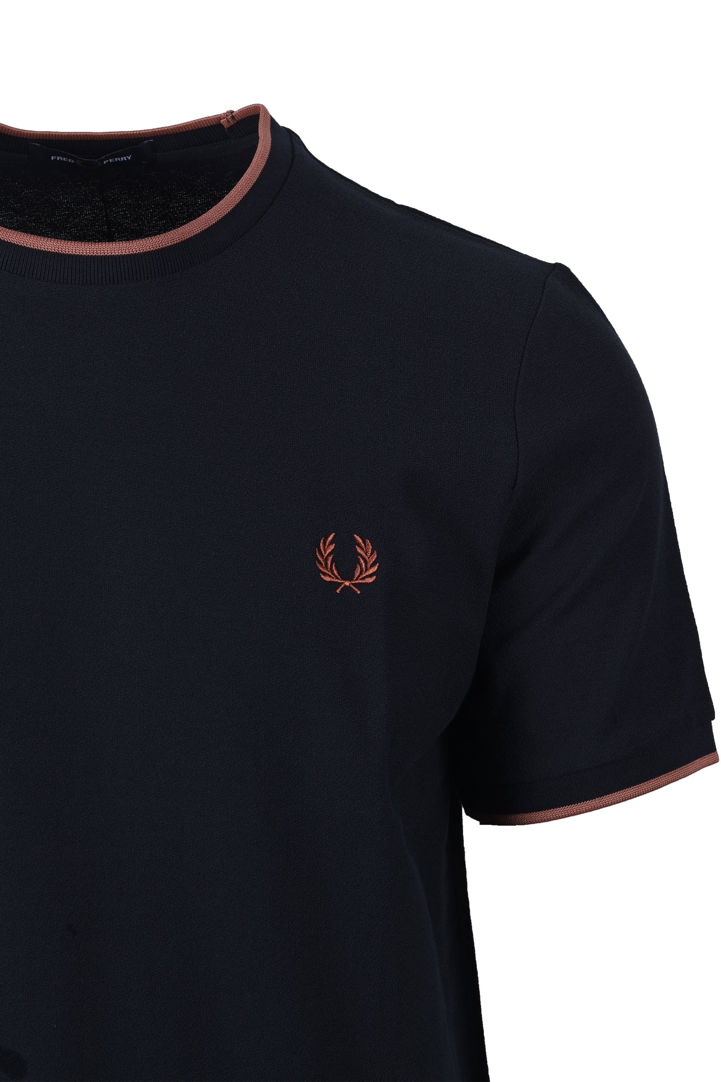 Fred Perry Crepe Pique T-shirt Navy