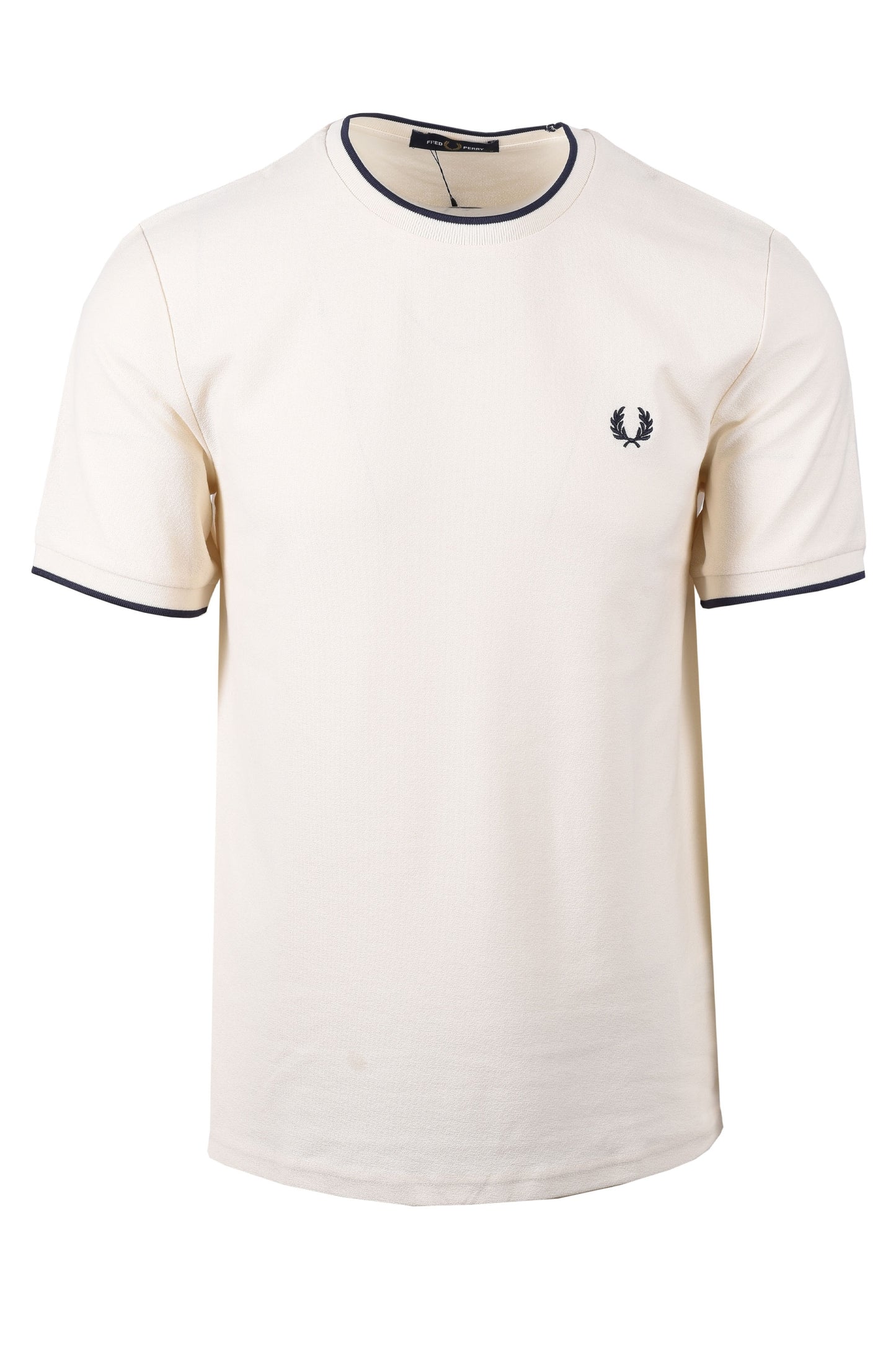 T-shirt Fred Perry Crepe Pique Ecru