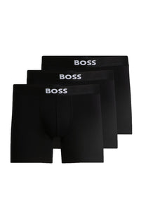 Boss Black 3 Pack D.beckham Boxer Briefs Black Boss Black