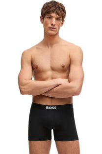 Boss Black 3 Pack D.beckham Boxer Briefs Black Boss Black