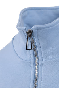 Paul Smith Reg Fit Half Zip Sweat Zebra Light Blue Paul Smith