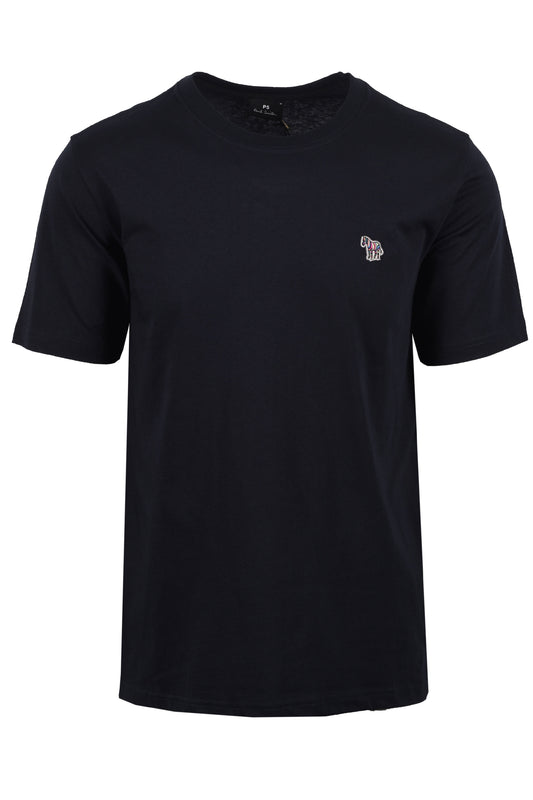 Paul Smith Reg Fit SS T-shirt Zebra Blu scuro