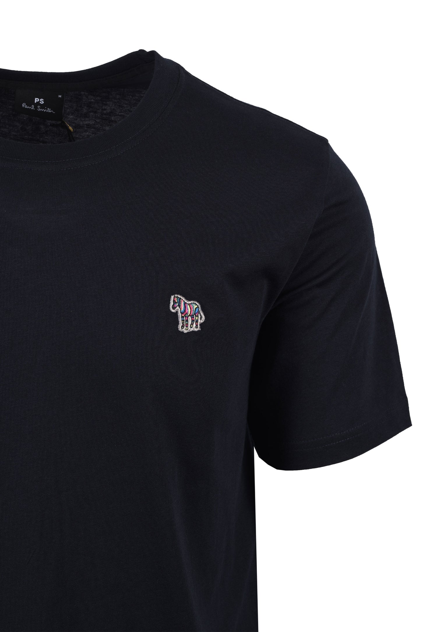 Paul Smith Reg Fit SS T-shirt Zebra Blu scuro