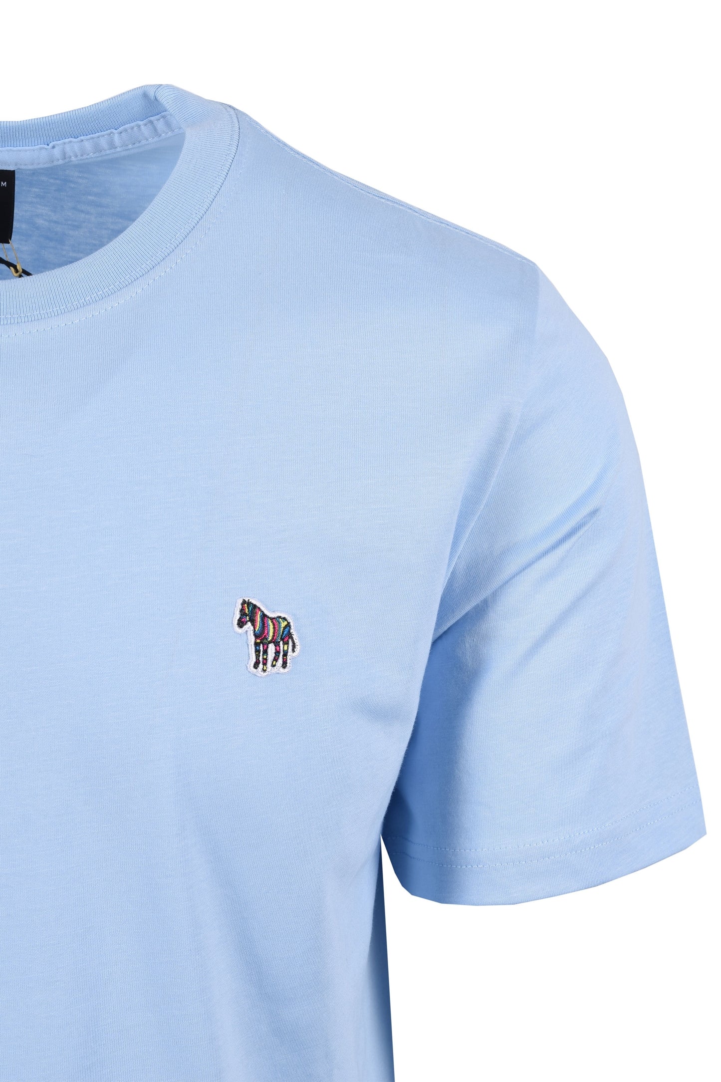 Paul Smith Reg Fit SS T-shirt Zebra Azzurro Chiaro